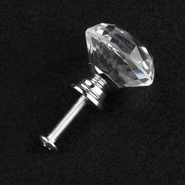 Attom Tech 12 PCS Crystal Drawer Pulls for Home Decor