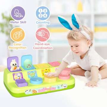 Letapapa Interactive Pop Up Toy for Toddlers