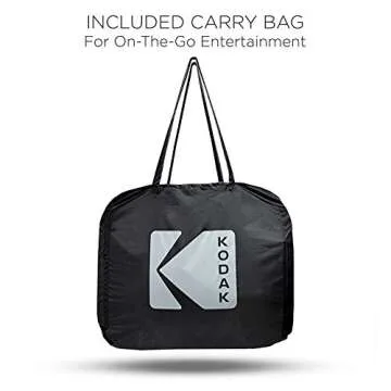 KODAK Inflatable Outdoor Projector Screen | 14.5 Feet, Blow-Up Screen for Movies, TV, Sports Games & More | Includes Air Pump, Storage Carry Case, Stakes, Repair Patches