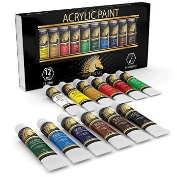 MyArtscape Acrylic Paint Set for Artists and Hobbyists