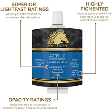 MyArtscape Acrylic Paint Set for Artists and Hobbyists