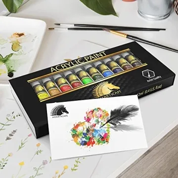 MyArtscape Acrylic Paint Set for Artists and Hobbyists