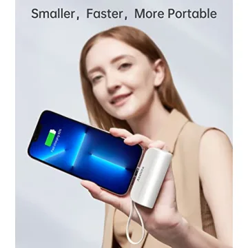 Amelema 5000mAh Mini Power Bank iPhone Charger