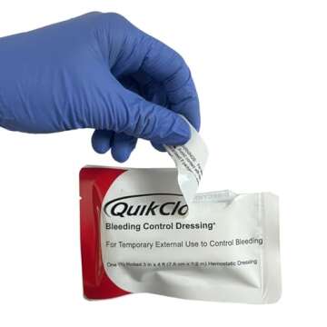 QuikClot® Clotting Gauze | Bleeding Hemmorhage Control Dressing 3" x 48" (4ft) by Teleflex | Public Access Hemostatic
