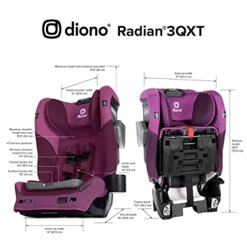 Diono Radian 3QXT Convertible Car Seat for All Ages