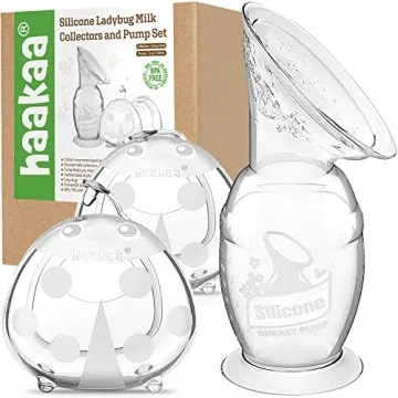 Haakaa Manual Breast Pump & Ladybug Collector Combo – Comfort & Convenience for Breastfeeding Moms