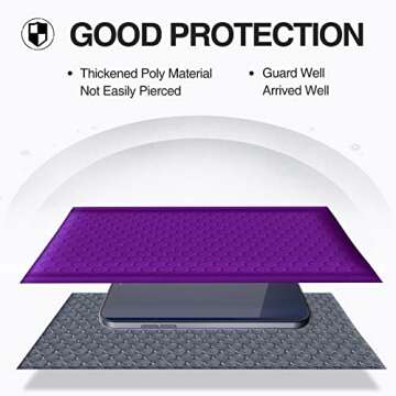 UCGOU Bubble Mailers 6x10 Inch Purple 50 Pack Poly Padded Envelopes Small Business Mailing Packages Opaque Self Seal Adhesive Waterproof Boutique Shipping Bags for Jewelry Makeup Supplies #0