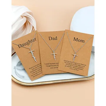 Lcherry Mom Cross Necklace for Thoughtful Gifting
