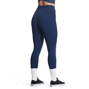 Aoxjox Seamless Scrunch Leggings - Tummy Control & Stylish Fit