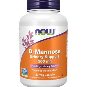 NOW Foods D-Mannose 500 mg, Supports Healthy Urinary Tract