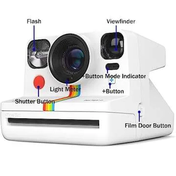 Polaroid Now+ Gen 2 Instant Camera with Lens Filters