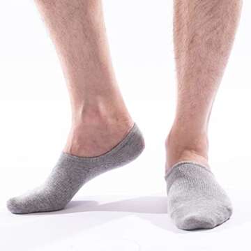 IDEGG No Show Socks Men Low Cut for Athletic and Casual Use