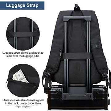 Tzowla Laptop Backpack - Anti-Theft & USB Charging for All