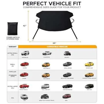 EcoNour Windshield Cover for Ice and Snow All Weather Protection