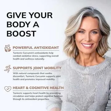 aSquared Nutrition Turmeric Curcumin 1600mg with BioPerine