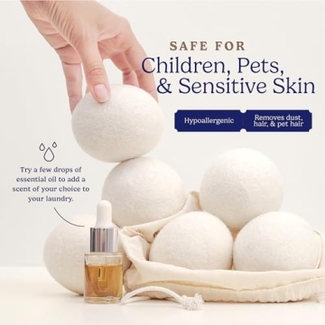 Handy Laundry Wool Dryer Balls for Eco-Friendly Drying