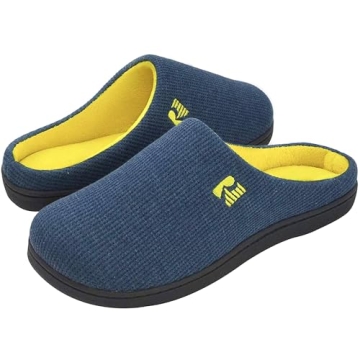 RockDove Men's Memory Foam Slippers for All-Day Comfort