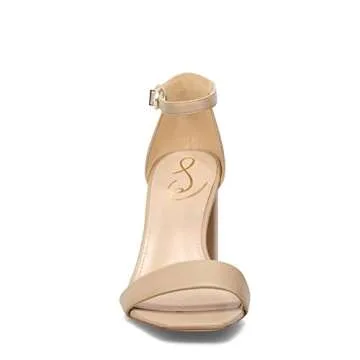 Sam Edelman Womens Ankle strap block heel BEIGE Medium 6
