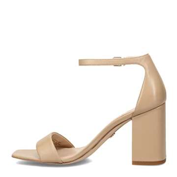 Sam Edelman Womens Ankle strap block heel BEIGE Medium 6