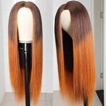 UNICE Straight Bye Bye Knots Wig Pre Bleached Invisible Knots 7x5 Lace Front Wigs Human Hair Wear and Go Glueless Human Hair Wig Pre Plucked Pre Cut lace Natural Hairline 180% Density