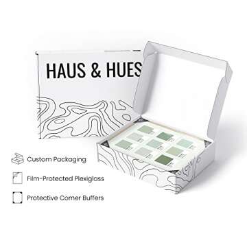 HAUS AND HUES Sage Green Room Decor Aesthetic - By Green Wall Decor Dorm Room Wall Decor Sage Green Wall Decor Aesthetic Posters for Bedroom Green Wall Art Dark Green Room Decor UNFRAMED 12 x 16