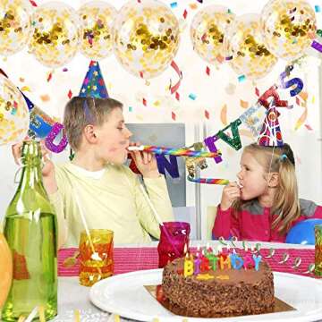 24 Gold Confetti Balloons for Stunning Party Decor