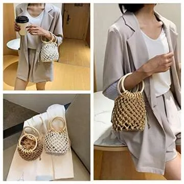 Ayliss Mini Clutch Tote Handbag for Stylish Summer Outings