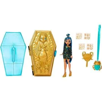 Monster High Cleo De Nile Glam Case Doll & Beauty Kit