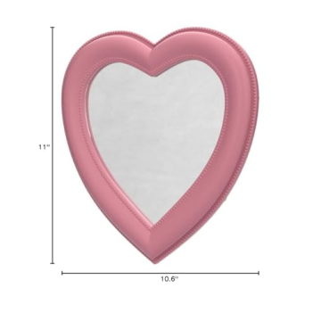 Yesok Pink Heart Makeup Mirror - Durable & Versatile