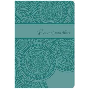 The Woman's Study Bible: New King James Version, Peacock Blue, Leathersoft (Signature)