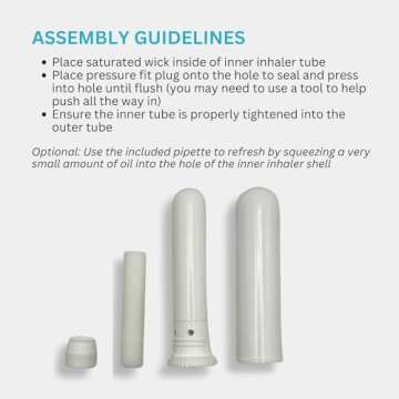 Wild Essentials Essential Oil Inhalers 12-Pack - Aromatherapy On The Go