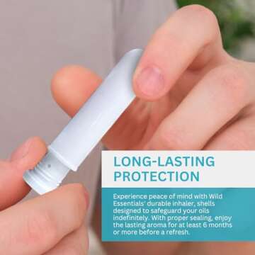 Wild Essentials Essential Oil Inhalers 12-Pack - Aromatherapy On The Go