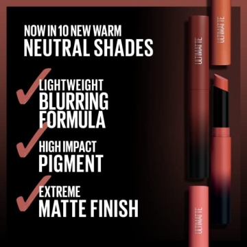 Maybelline Ultimatte Slim Lipstick for Comfortable, Bold Color