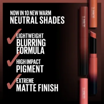 Maybelline Ultimatte Slim Lipstick for Comfortable, Bold Color