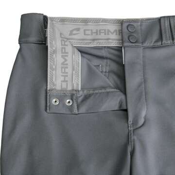 CHAMPRO Triple Crown 2.0 Boys' Baseball Knickers in Graphite