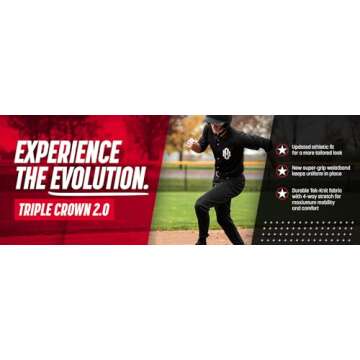 CHAMPRO Triple Crown 2.0 Boys' Baseball Knickers in Graphite