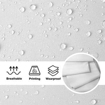 Red White Fabric by The Yard Cute Heart Pattern Upholstery Fabric for Sewing Valentine Day Gift Decorative Fabric Cartoon Geometric Love Heart Outdoor Fabric DIY Waterproof Fabric,1 Yard,Red White