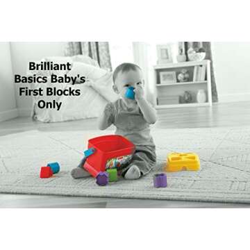 Fisher-Price Brilliant Basics Baby's First Blocks