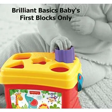 Fisher-Price Brilliant Basics Baby's First Blocks