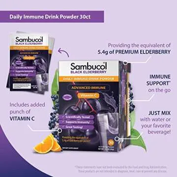 Sambucol Black Elderberry Drink Powder for Immune Support