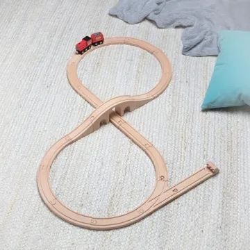 Melissa & Doug Classic Wooden Figure Eight Train Set