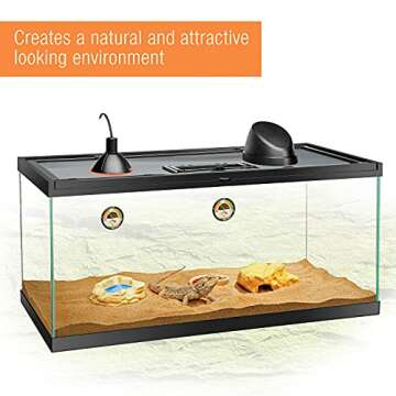 Zilla Pet Reptile Terrarium Substrate Bedding, Walnut Desert Blend, for Bearded Dragons, Monitors, Skinks and Uromastyx, 5 Quart