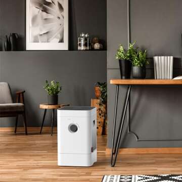 Boneco H300 HYBRID Dual Action Super Quiet Humidifier and Air Purifier with High Capacity Filter and Multi Settings Including Baby and Sleep Modes