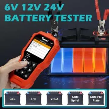 VDIAGTOOL BT500 Car Battery Tester for All Batteries