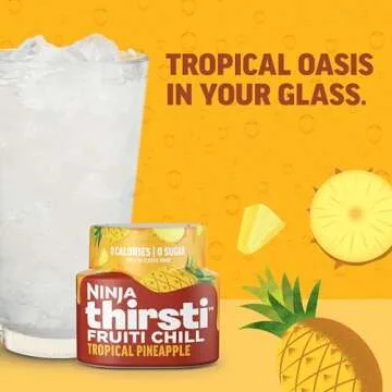 Ninja Thirsti Flavored Water Drops Zero Calories Tropical Pineapple