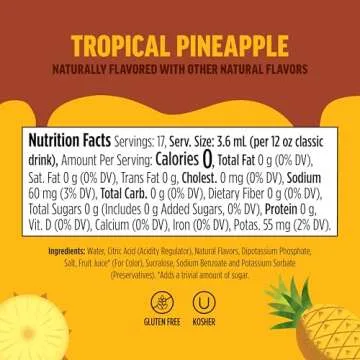Ninja Thirsti Flavored Water Drops Zero Calories Tropical Pineapple