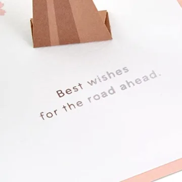 Classic Car Just Married Pop Up Wedding Card