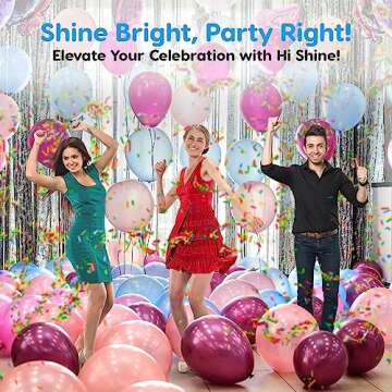 Hi-Shine Balloon Spray 8 oz - Instant Gloss & Vibrant Finish - Enhance Party Decor - Birthdays, Weddings, Special Events - Easy Application - Long-Lasting Results - Elevate Your Celebration