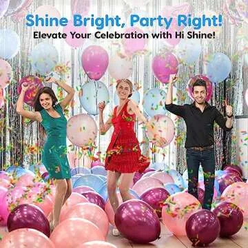 Hi-Shine Balloon Spray 8 oz - Instant Gloss & Vibrant Finish - Enhance Party Decor - Birthdays, Weddings, Special Events - Easy Application - Long-Lasting Results - Elevate Your Celebration