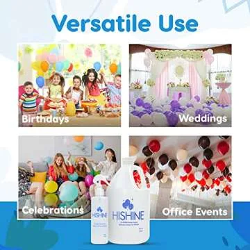 Hi-Shine Balloon Spray 8 oz - Instant Gloss & Vibrant Finish - Enhance Party Decor - Birthdays, Weddings, Special Events - Easy Application - Long-Lasting Results - Elevate Your Celebration